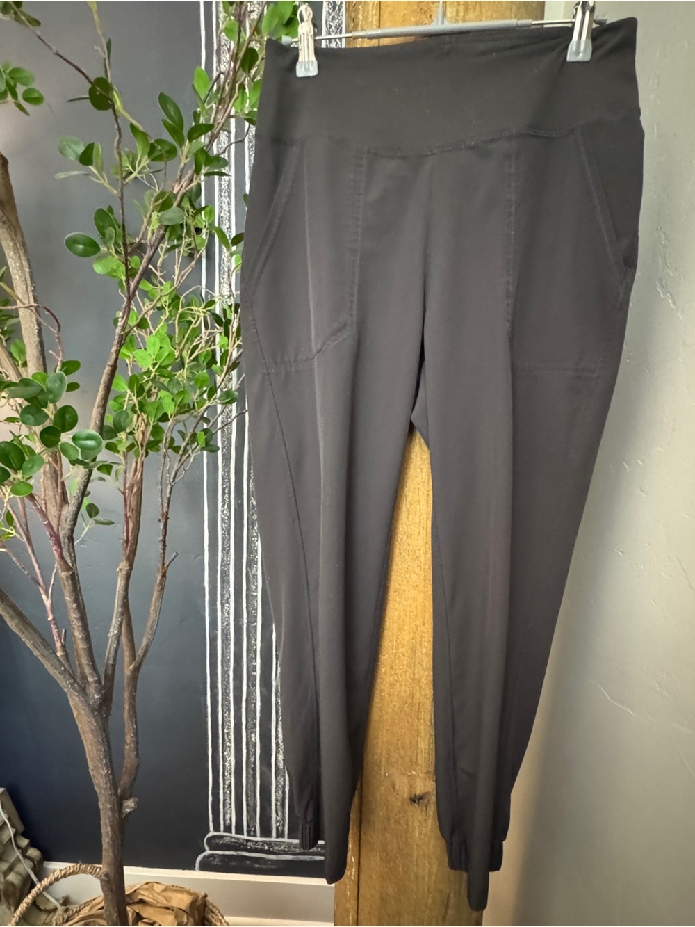 Patagonia “Happy Hike Studio Pants” Black Performance Leggings